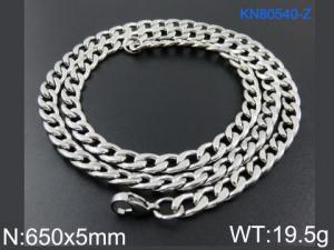 Stainless Steel Necklace - KN80539-Z