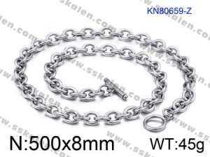 Stainless Steel Necklace - KN80659-Z