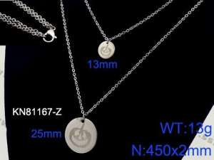 Stainless Steel Necklace - KN81167-Z