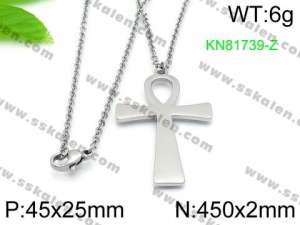 Stainless Steel Necklace - KN81739-Z