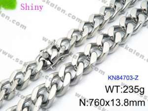 Stainless Steel Necklace - KN84703-Z