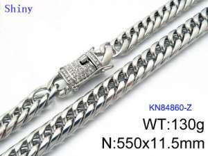 Stainless Steel Necklace - KN84860-Z