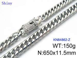 Stainless Steel Necklace - KN84862-Z