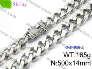 Stainless Steel Necklace - KN84956-Z