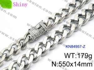 Stainless Steel Necklace - KN84957-Z