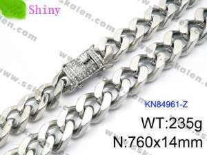 Stainless Steel Necklace - KN84961-Z