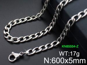 Stainless Steel Necklace - KN85554-Z