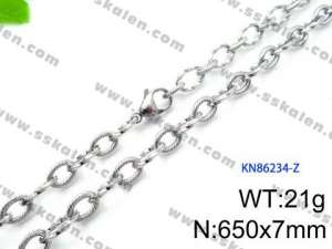 Stainless Steel Necklace - KN86234-Z