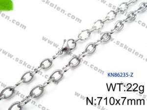 Stainless Steel Necklace - KN86235-Z