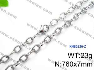 Stainless Steel Necklace - KN86236-Z