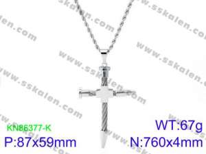 Stainless Steel Necklace - KN86377-K