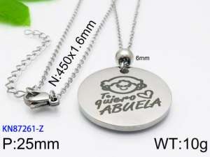 Stainless Steel Necklace - KN87261-Z