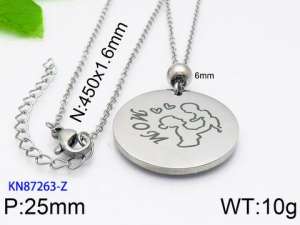 Stainless Steel Necklace - KN87263-Z