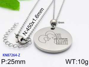 Stainless Steel Necklace - KN87264-Z