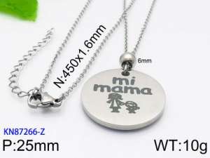Stainless Steel Necklace - KN87266-Z