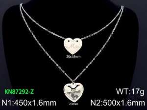 Stainless Steel Necklace - KN87292-Z