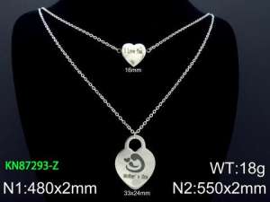 Stainless Steel Necklace - KN87293-Z