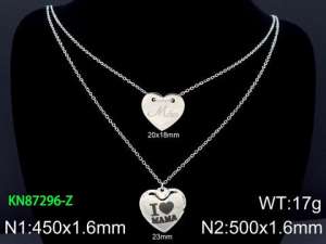 Stainless Steel Necklace - KN87296-Z