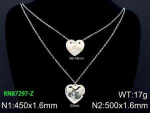 Stainless Steel Necklace - KN87297-Z