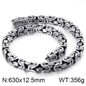 Stainless Steel Necklace - KN87671-BD