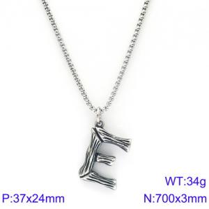 Stainless Steel Necklace - KN88083-KHX