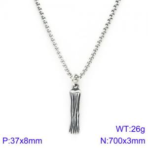 Stainless Steel Necklace - KN88087-KHX