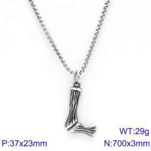 Stainless Steel Necklace - KN88090-KHX