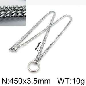 Stainless Steel Necklace - KN90049-Z
