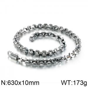Stainless Steel Necklace - KN90236-KFC