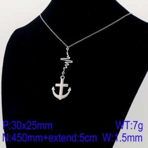 Stainless Steel Necklace - KN91587-Z