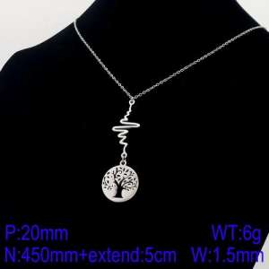 Stainless Steel Necklace - KN91593-Z