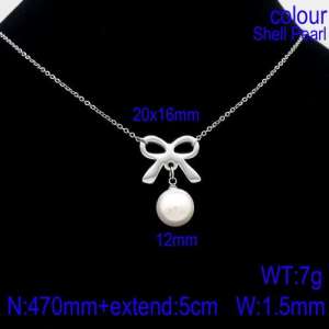 Stainless Steel Necklace - KN91608-Z