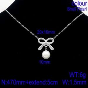 Stainless Steel Necklace - KN91609-Z