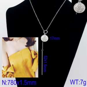 Stainless Steel Necklace - KN91637-Z
