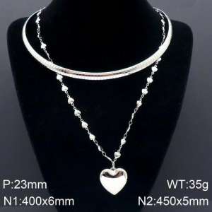 Stainless Steel Necklace - KN91658-Z