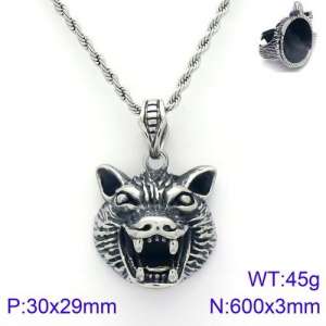 Stainless Steel Necklace - KN91810-BD