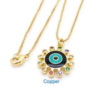 Copper Necklace - KN92581-XS