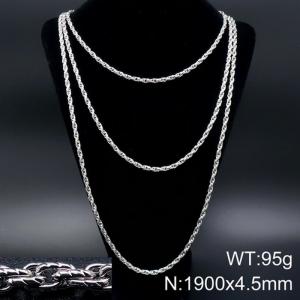 Stainless Steel Necklace - KN93535-Z