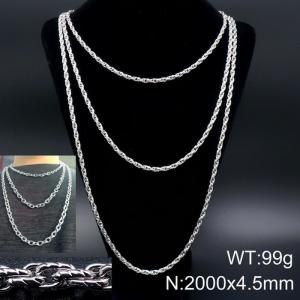Stainless Steel Necklace - KN93536-Z