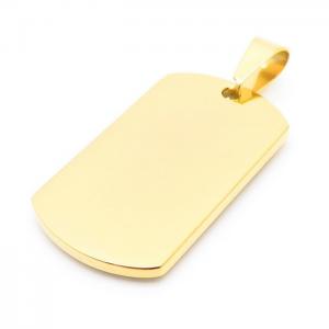 Stainless Steel Gold-plating Pendant - KP100325-HR