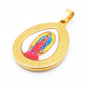 Stainless Steel Gold-plating Pendant - KP100776-KD