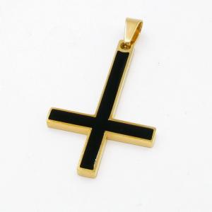 Stainless Steel Cross Pendant - KP117162-HR