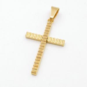 Stainless Steel Cross Pendant - KP117167-HR