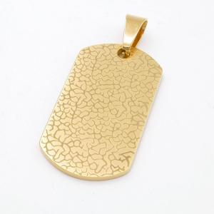 Stainless Steel Gold-plating Pendant - KP117202-HR