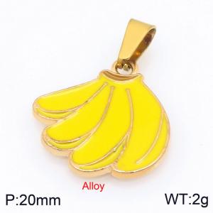 Stainless Steel Gold-plating Pendant - KP117603-Z