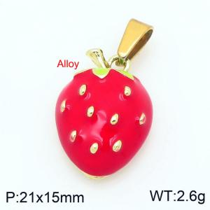 Stainless Steel Gold-plating Pendant - KP117610-Z