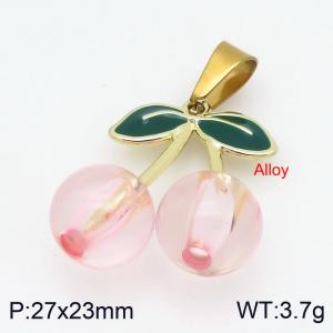 Stainless Steel Gold-plating Pendant - KP117619-Z