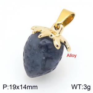 Stainless Steel Gold-plating Pendant - KP117622-Z