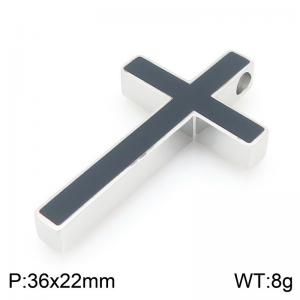 Stainless Steel Cross Pendant - KP117802-HR
