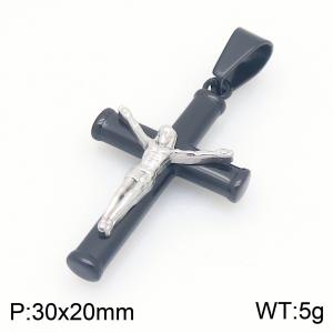 Stainless Steel Cross Pendant - KP117878-HR